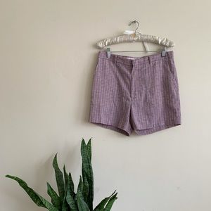 VTG 60’s / 70’s Men’s Plaid High Waist Shorts